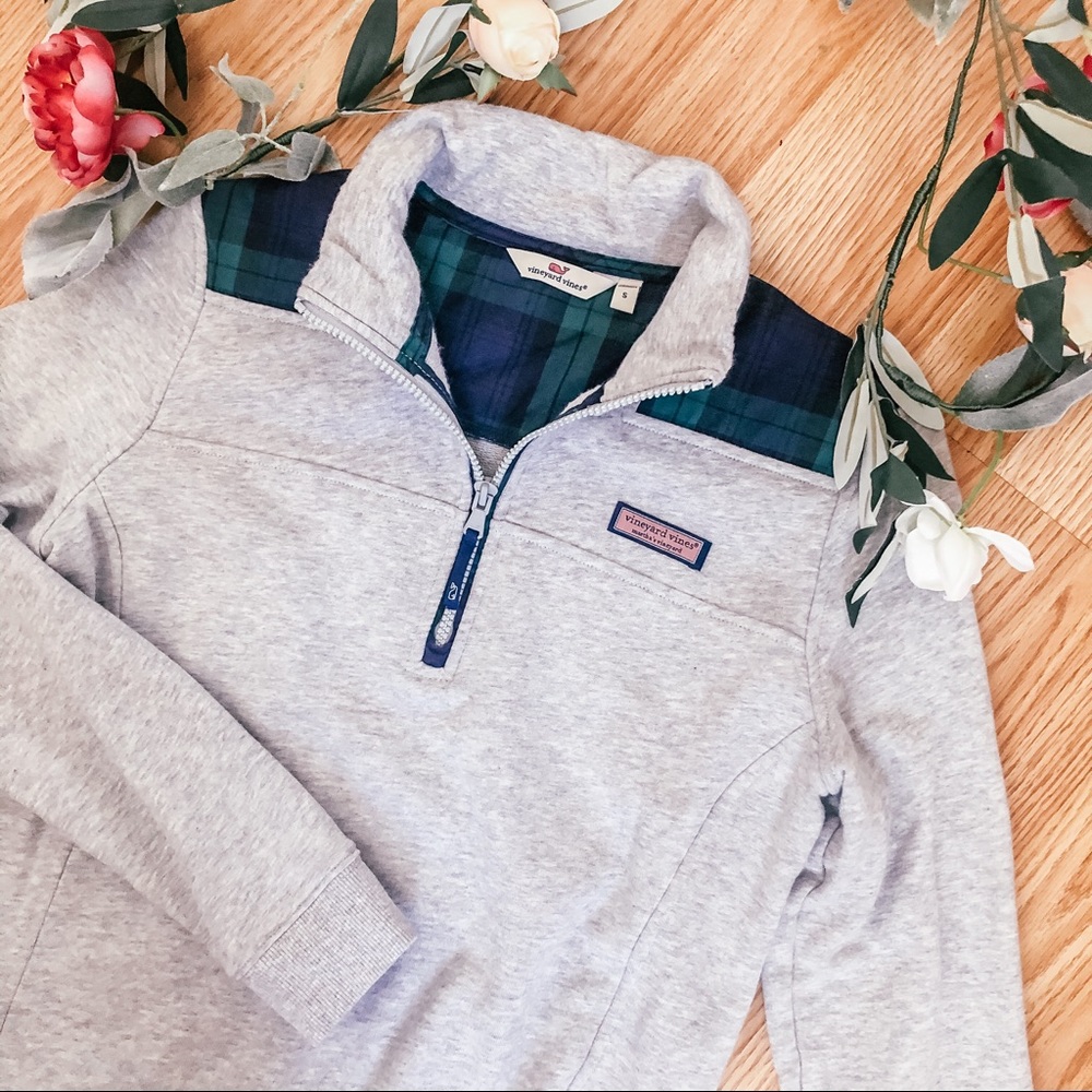 Vineyard Vines Plaid Gray Shep Shirt S